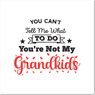 You Can't Tell Me What To Do You're Not My Granddaughter Posters and Art